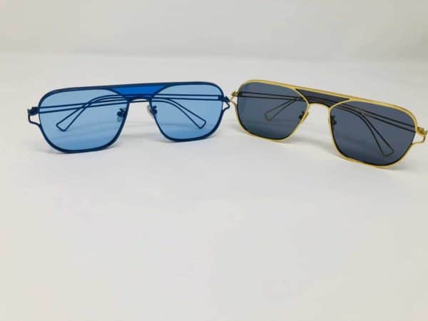 Blue Aviators Sunglasses