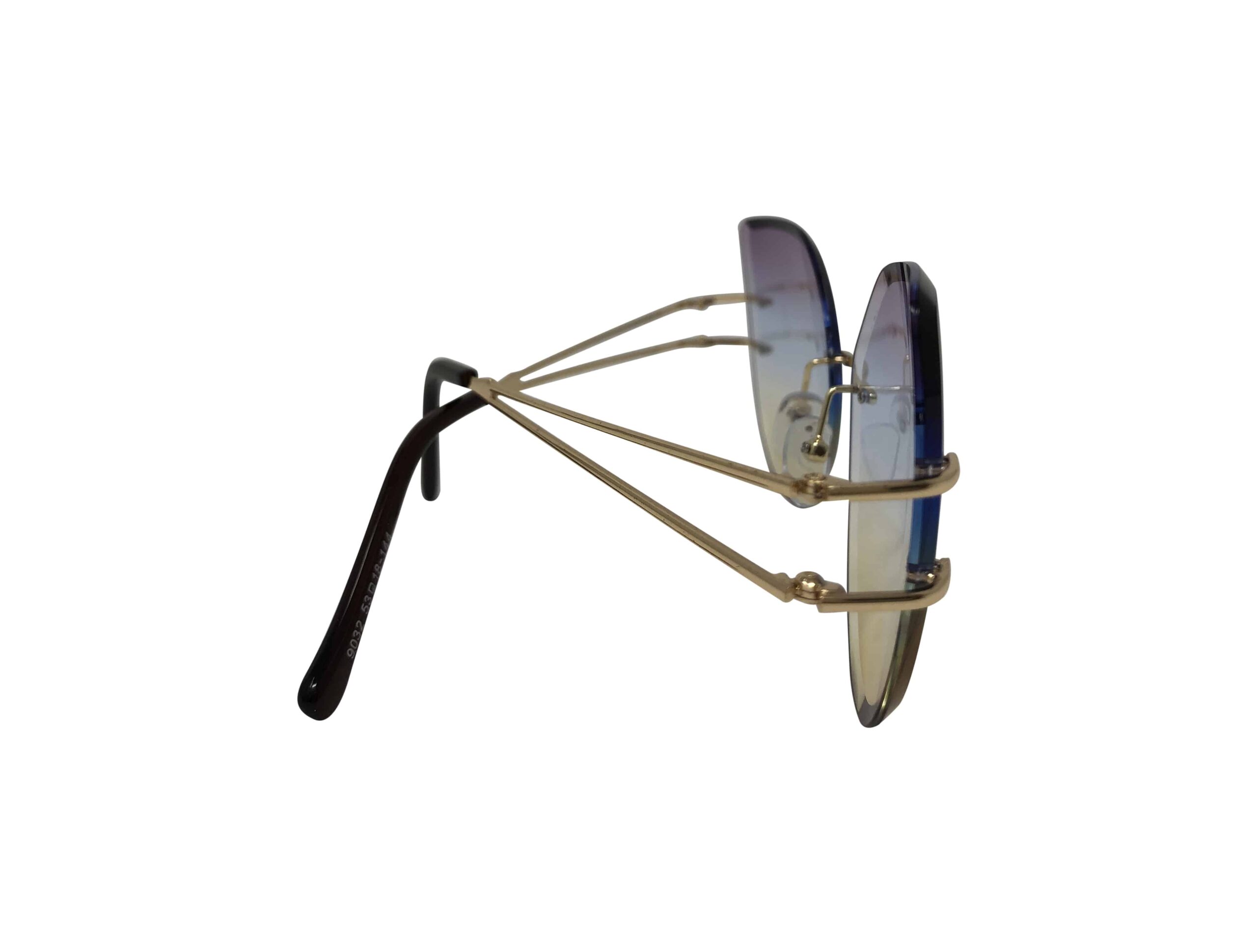 Colorful Clear Lenses Sunglasses With Metal Frame