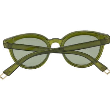 Light Green Sunglasses with Gold Metal End