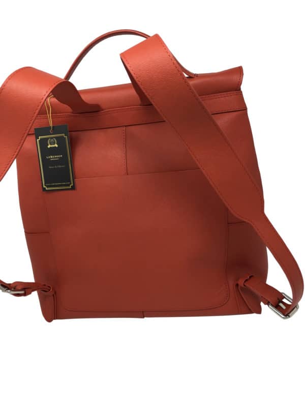 Ruby Saffiano Leather Backpack