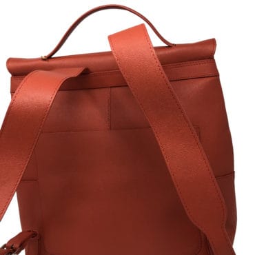 Ruby Saffiano Leather Backpack