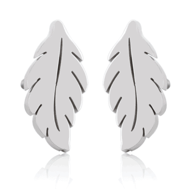 Leaf Stainless Steel Earrings