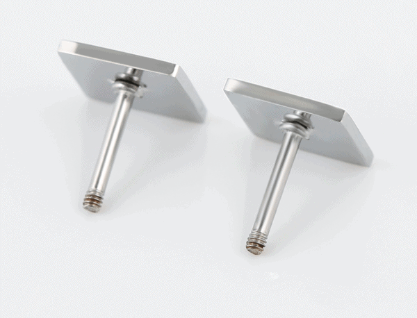 Square Stainless Steel Earrings