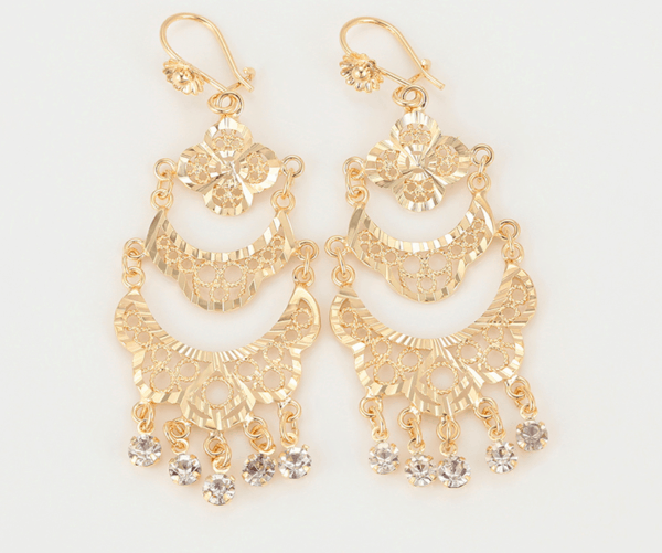 18K Gold Plated Sabine Drop Earrings