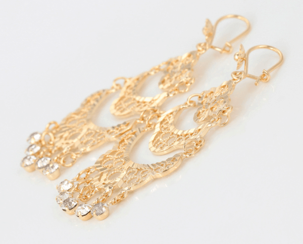 18K Gold Plated Sabine Drop Earrings