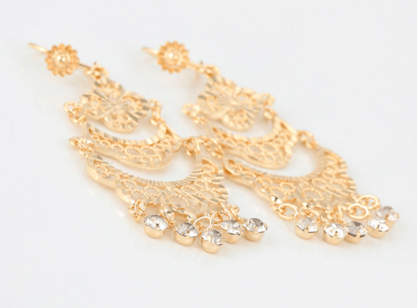 18K Gold Plated Sabine Drop Earrings