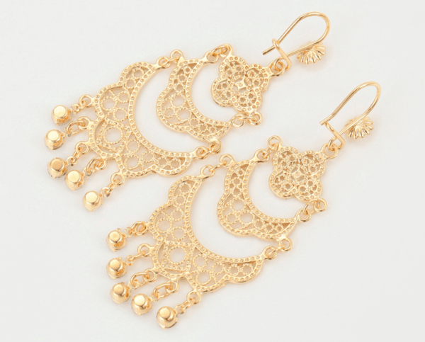 18K Gold Plated Sabine Drop Earrings