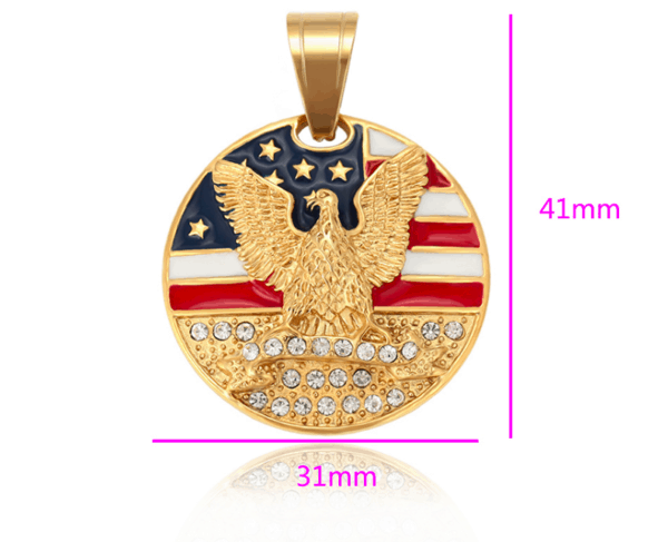 Patriot 24K Gold Necklace