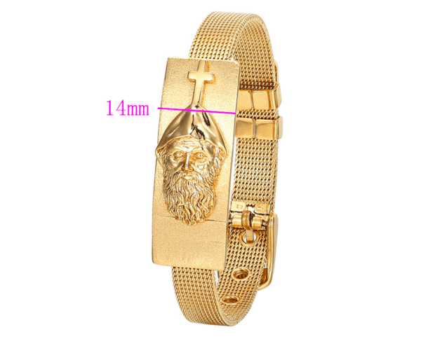 Saint-Nicholas 24K Gold Bracelet