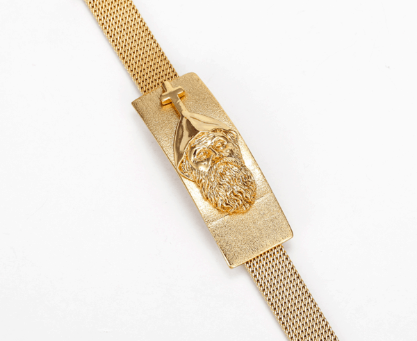 Saint-Nicholas 24K Gold Bracelet