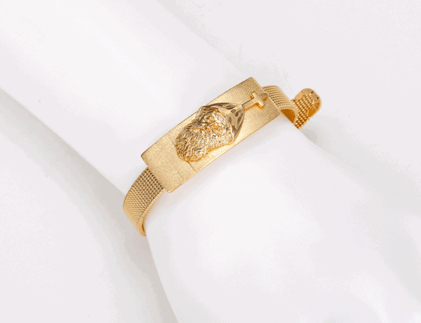 Saint-Nicholas 24K Gold Bracelet