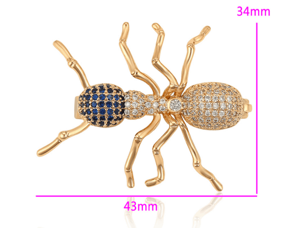 Fourmi 18K Gold Brooch