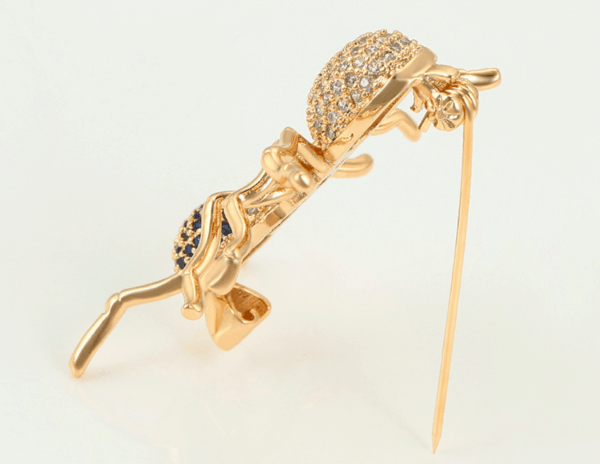 Fourmi 18K Gold Brooch