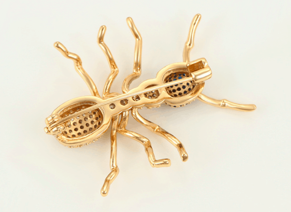 Fourmi 18K Gold Brooch