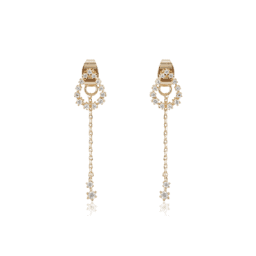 Laura 18K Gold Plated Drop Earrings