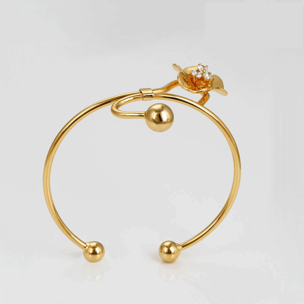 Diana 24K Gold Plated Bangle