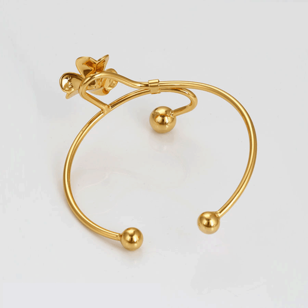 Diana 24K Gold Plated Bangle