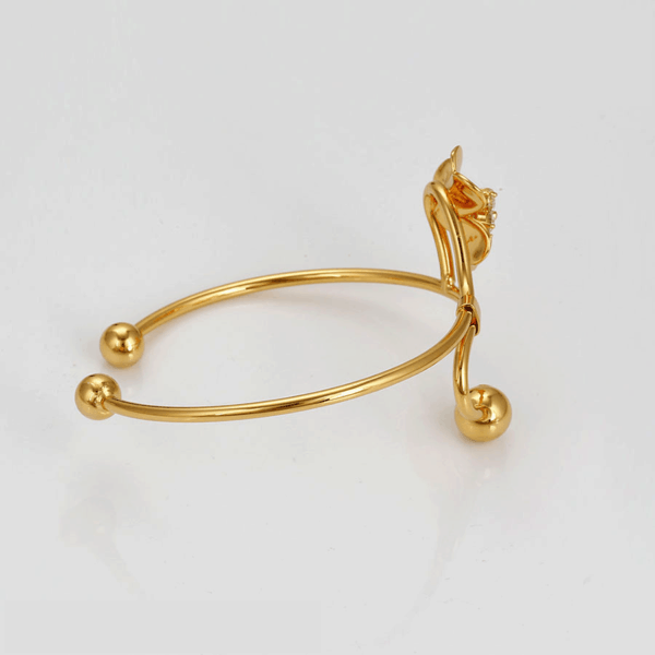 Diana 24K Gold Plated Bangle