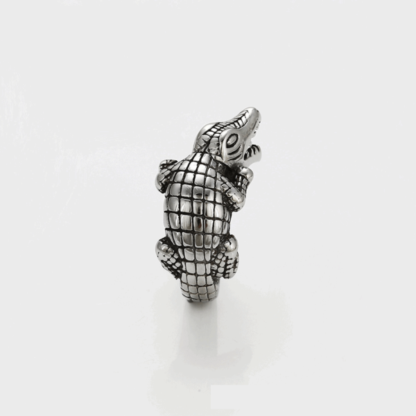 Crocodile Stainless Steel Ring