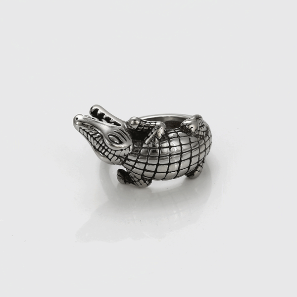 Crocodile Stainless Steel Ring