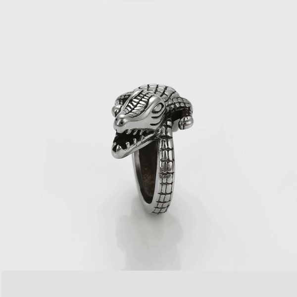 Crocodile Stainless Steel Ring