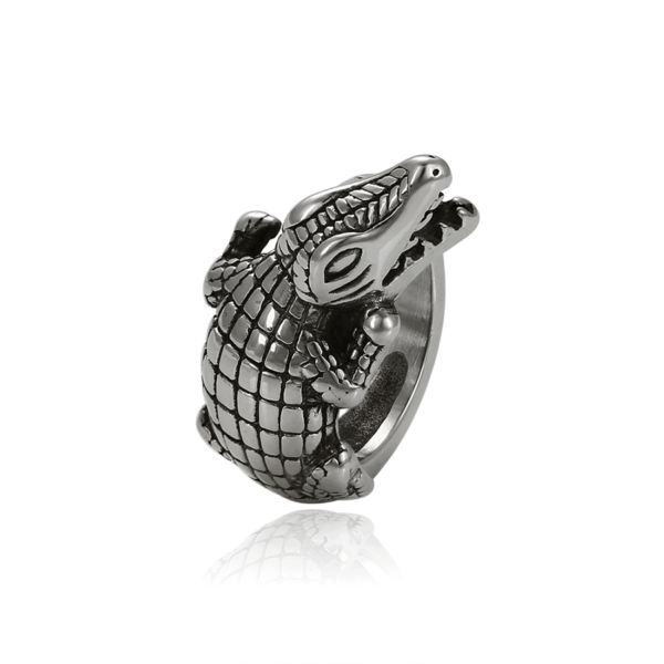 Crocodile Stainless Steel Ring