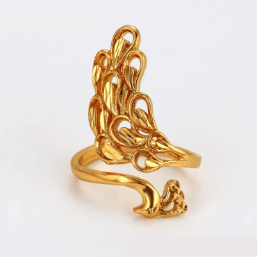 Peacock 24K Dubai Gold Plated Ring