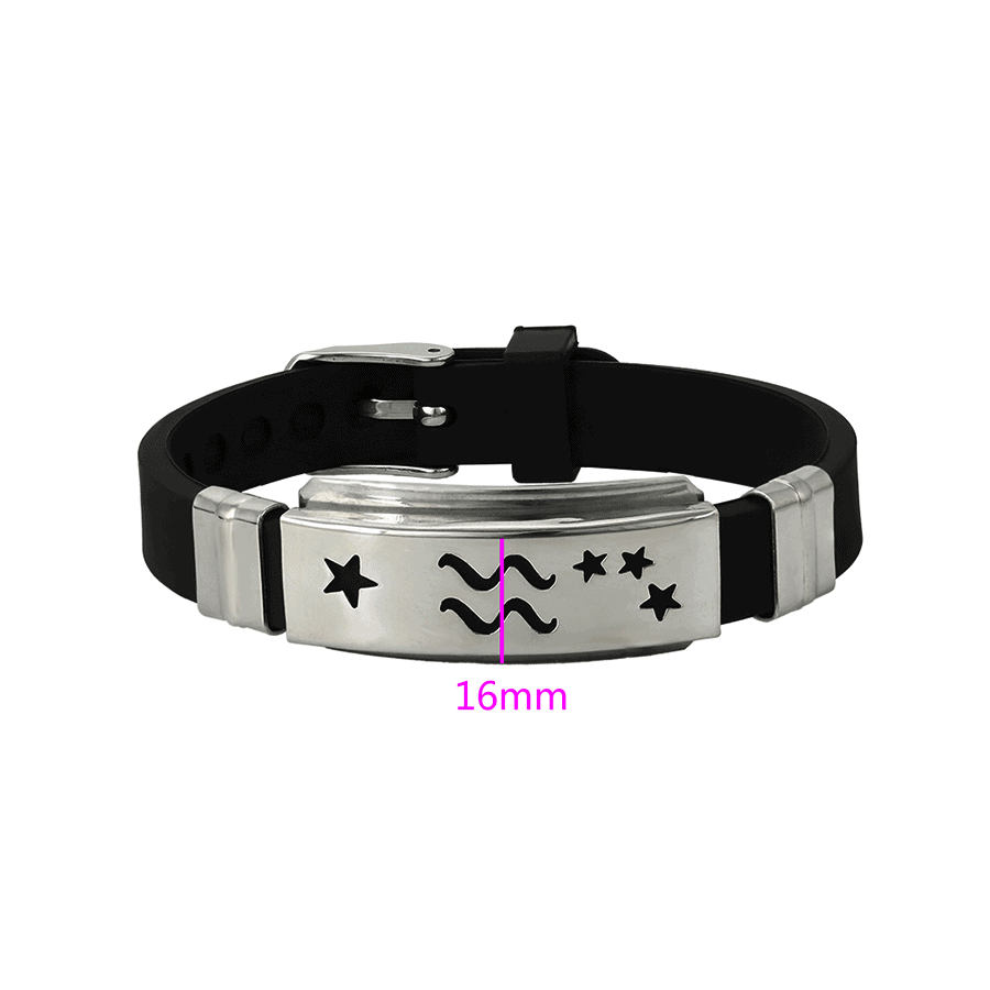 Gabin Stainless Silver Bracelet