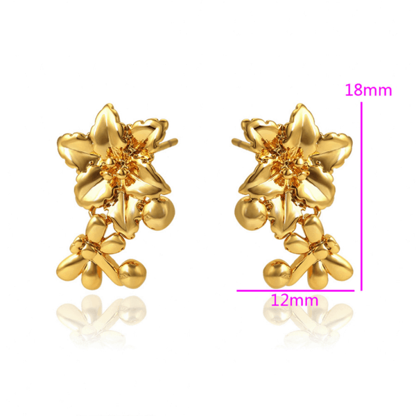 Olivia 24K Gold Plated Earrings