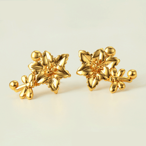 Olivia 24K Gold Plated Earrings