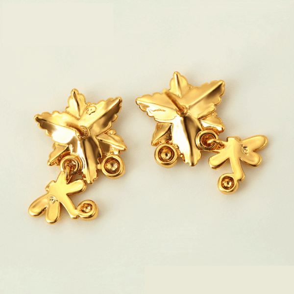 Olivia 24K Gold Plated Earrings