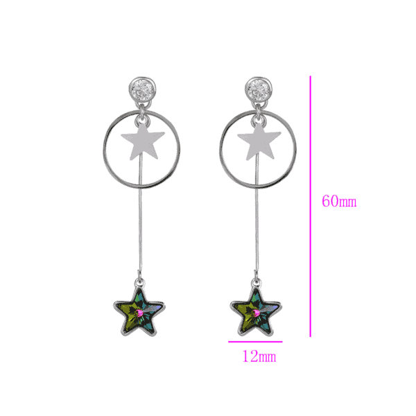 Etoile Swarovski Crystal Drop Earrings