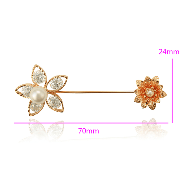 Lorene 18K Gold Gold Plated Brooch