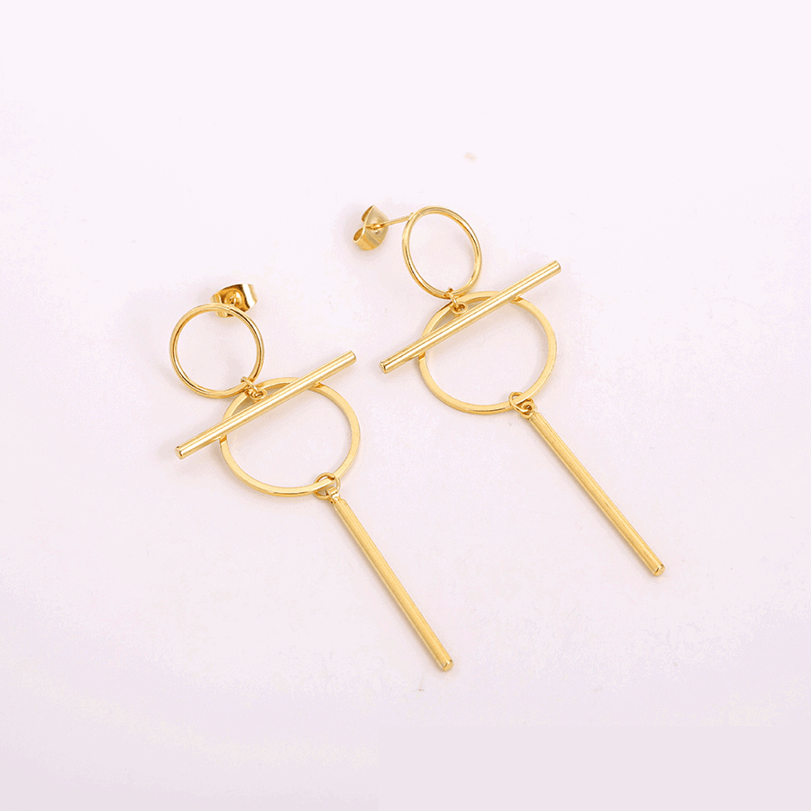 24K Gold Heloise Drop Earrings