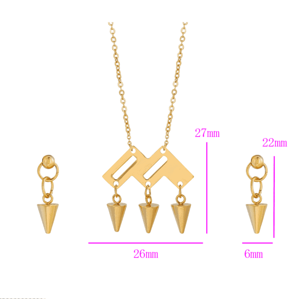 24K Gold Plated Juliette Jewelry Set