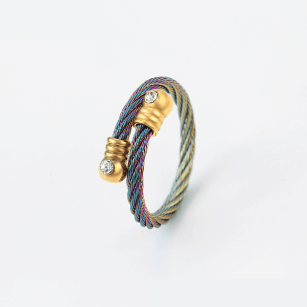 Alma Multi-Colored bracelet and Ring Set