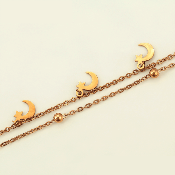 Luna Rose Gold Drop Necklace