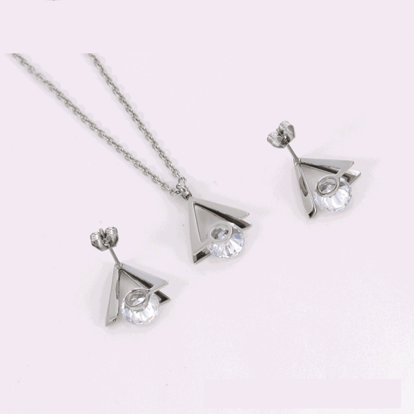 Sterling Silver Appoline Jewelry Set