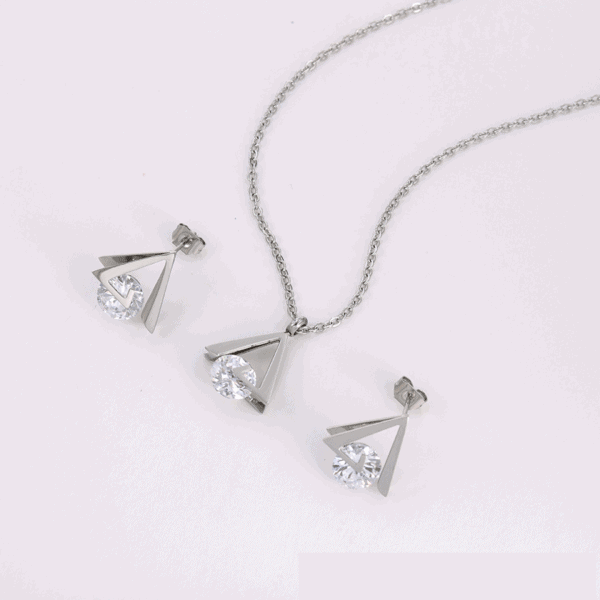 Sterling Silver Appoline Jewelry Set