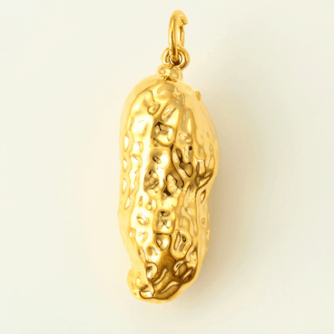 Peanut Shell 24KT Dubai Gold Plated Over Brass