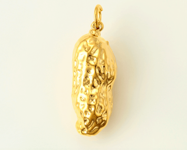 Peanut Shell 24KT Dubai Gold Plated Over Brass