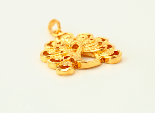 Peacock Dubai 24K Gold Plated Pendant