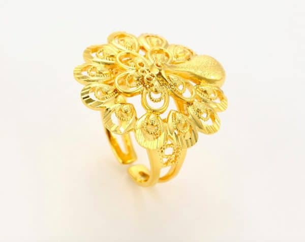 Peacock Dubai 24K Gold Plated Ring