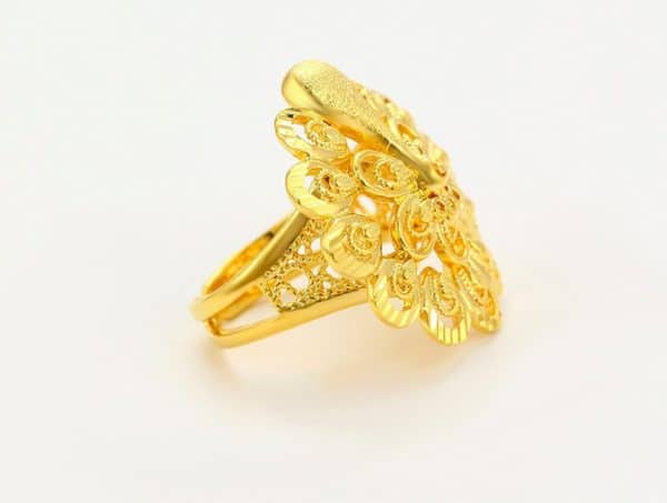 Peacock Dubai 24K Gold Plated Ring