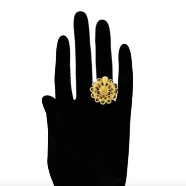 Peacock Dubai 24K Gold Plated Ring