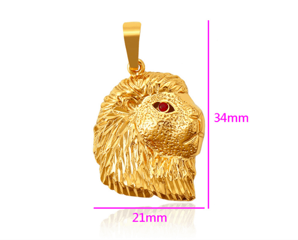 Simba Dubai Gold Plated Pendant