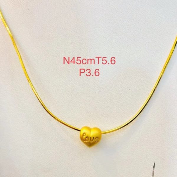 Valentine 24K Dubai Gold Plated Necklace