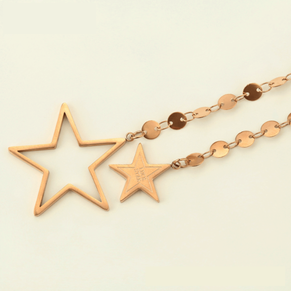 Lucky Star Rose Gold Necklace