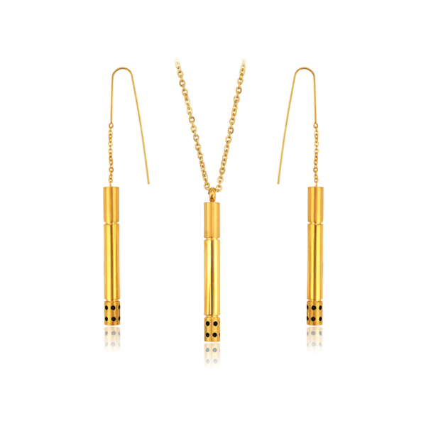 Lora 24K Gold Plated Jewelry Set