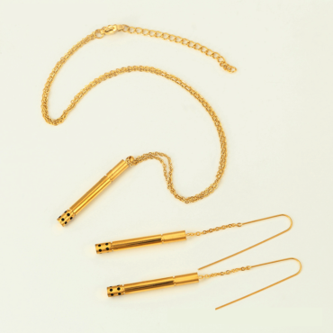 Lora 24K Gold Plated Jewelry Set